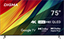 ЖК телевизор Digma 75" DM-LED75UQB31 249295