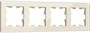 Рамка IEK Brite BR-M42-G-K10 207023