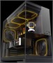 Корпус Geometric Future Model 5 ARGB Black/Grey 211026