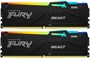Оперативная память 16GB DDR5 6000MHz Kingston Fury Beast Black RGB (KF560C30BBEAK2-16) (2x8GB KIT) 213093
