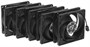 Вентилятор для корпуса Arctic P8 Value Pack Black/Black (5 шт.) 213801