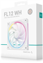Вентилятор для корпуса DeepCool FL12 WH 213817