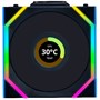 Вентилятор для корпуса Lian Li UNI Fan SL Wireless LCD 120 Black (3 шт.) 214052