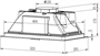Вытяжка Evelux Margit 60 X 202365