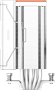 Кулер PCcooler RZ500 White 214695