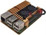 Корпус для одноплатного компьютера ACD Gold Metal Aluminum Case with Double Fans for Raspberry Pi 4B (RA504) 215069