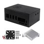 Корпус для одноплатного компьютера Orange Pi Plus Metal Case + Heatsink + Fan (YL929) 215093