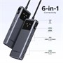 Док-станция UGREEN Uno 6-in-1 USB-C Hub Grey (CM888) 215238