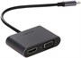 Док-станция UGREEN USB-C to HDMI + VGA Adapter Space Gray (CM162) 215245