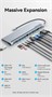 Док-станция Vention Multi-function 12-in-1 USB-C Docking Station (THSHC) 215307