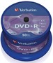 Диск DVD+R Verbatim 4.7GB 16x Cake Box (50 шт.) (43550) 216902