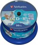 Диск DVD+R Verbatim 4.7GB 16x Cake Box (50 шт.) (43550) 216902