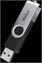 USB Flash накопитель 128GB Netac U505 USB3.2 Black/Silver 217008