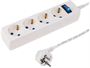 Сетевой фильтр Defender DFS-141 White 222006