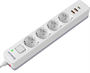 Сетевой фильтр Defender DFS-143 White 222032