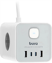 Сетевой удлинитель Buro BU-PTE4.1UC-W 222043