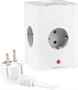 Сетевой удлинитель Buro BU-PTE4.1UC-W 222043
