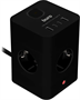 Сетевой удлинитель Buro BU-PTE4.1UC-B 222050