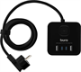 Сетевой удлинитель Buro BU-PTE4.1UC-B 222050