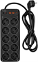 Сетевой фильтр Sven SF-10E-16 Black 3м 222088