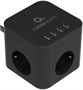 Сетевой фильтр Cablexpert Cube CUBE-3-U4-B-1.5 222099