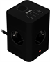 Сетевой удлинитель Buro BU-PTE4.1UC-Plus-B 222102