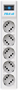Сетевой фильтр Pilot sG 1.8м 5 розеток White 222105