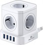 Сетевой фильтр Cablexpert Tower TWR-5-U4-W-3 222113
