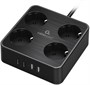 Сетевой фильтр Cablexpert Cube PLT-4-C2U2-B-3 222141