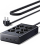 Сетевой удлинитель UGREEN S622 Black (75141) 222174