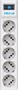 Сетевой фильтр Pilot sG 10м 5 розеток White 222225