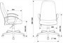 Офисное кресло Бюрократ CH-808LT Black 223306