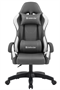 Игровое кресло Defender Chromos Grey/White 223315