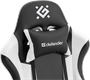Игровое кресло Defender Tios Black/White 223407