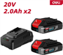 Зарядное устройство + АКБ Deli DE-CM20A2E 205285