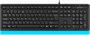 Клавиатура A4Tech Fstyler FK10 Black/Blue 233618
