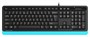 Клавиатура A4Tech Fstyler FKS10 Black/Blue 233622