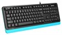 Клавиатура A4Tech Fstyler FKS10 Black/Blue 233622