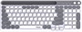 Клавиатура A4Tech FBX50C Grey 233642