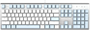 Клавиатура A4Tech Fstyler FS100 Neon Icy Blue 233645