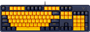 Клавиатура Rapoo V500PRO-2024 Yellow/Blue 234018