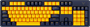 Клавиатура Rapoo V500PRO-Multimode Yellow/Blue 234022