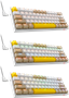 Клавиатура Redragon Fizz Pro Grey/Yellow 234076