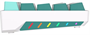 Клавиатура Royal Kludge RK71 Camp Green (Red switch) 234088