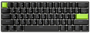 Клавиатура Royal Kludge C61 Black Green (Mint Switch) 234097