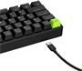 Клавиатура Royal Kludge C61 Black Green (Mint Switch) 234097