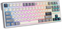 Клавиатура Royal Kludge R87 Pro Half Grey (Cream Switch) 234101