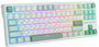 Клавиатура Royal Kludge R87 Pro Sky Cyan (Brown Switch) 234104