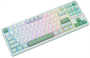 Клавиатура Royal Kludge R87 Pro Sky Cyan (Brown Switch) 234104