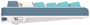 Клавиатура Royal Kludge RK-S98 Light Cloud (Chartreuse Switch) 234132